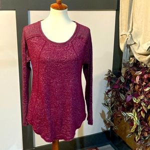 Burgundy heather tunic